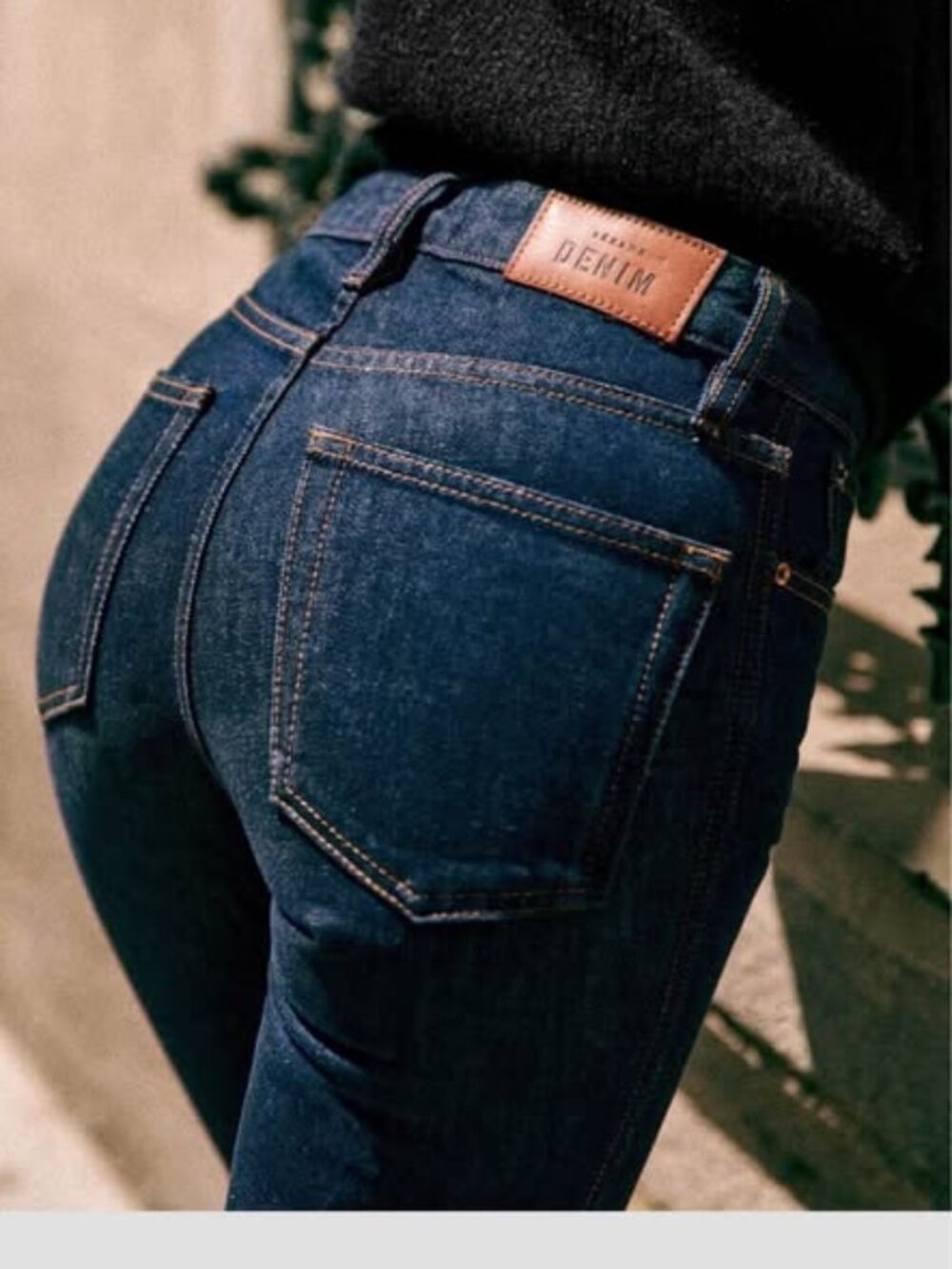 Sézane Le Brut Sexy Tall Jeans (Indigo Blue)